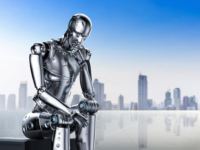 ai robot thinking